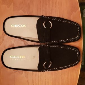 GEOX Black suede Scarpa Donna Capra Scam.